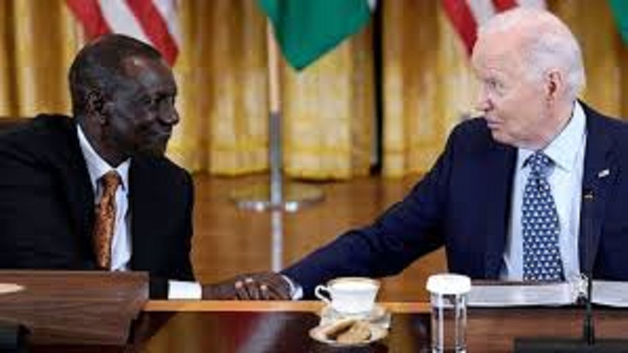 William Ruto et Joe Biden