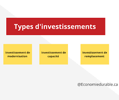 Quels sont les différents types d’investissement ?
